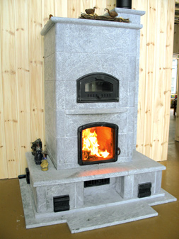 Wood masonry heater DE-1500